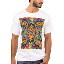 Colour Symphony Mandala – Bold Psychedelic Floral