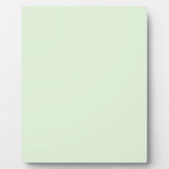 colour tea green plaque (Front)