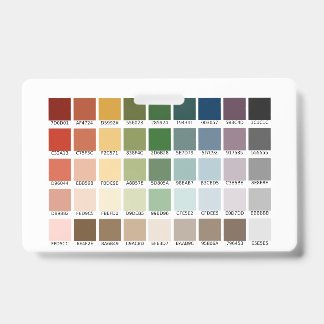 Colour Test ID Badge