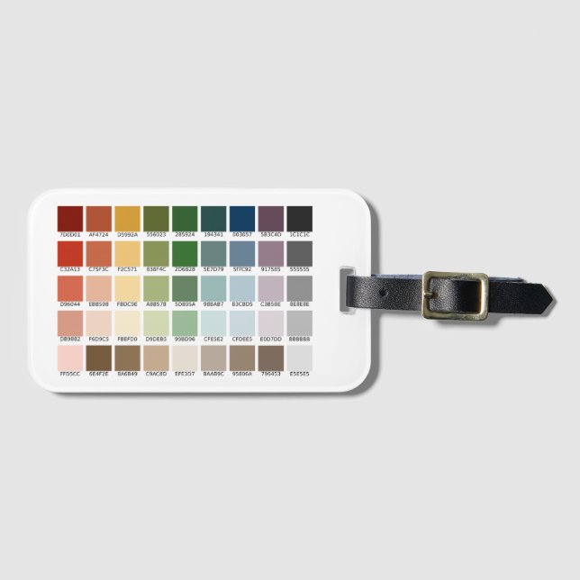 Colour Test Luggage Tag (Front Horizontal)
