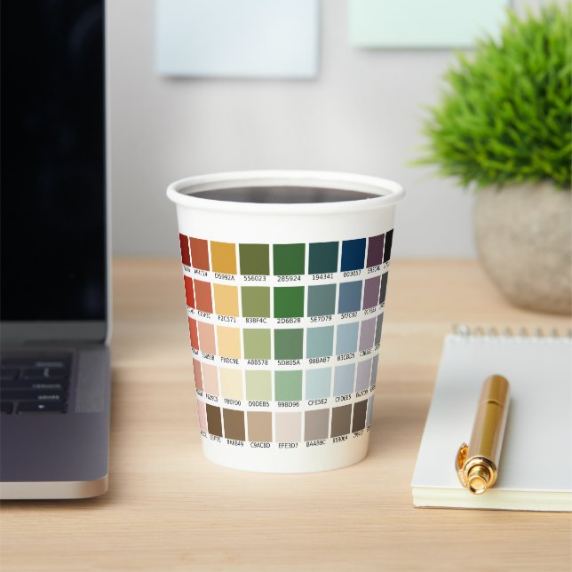 Colour Test Paper Cups (Insitu)