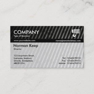 Colour Tex Banded - Corrugated Terrain Business Card