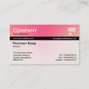 Colour Tex Banded - Soft Gradients Business Card