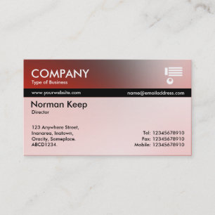 Colour Tex Banded - Soft Gradients Business Card