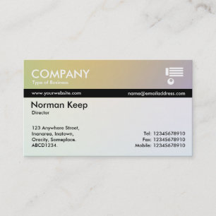 Colour Tex Banded - Soft Gradients Business Card