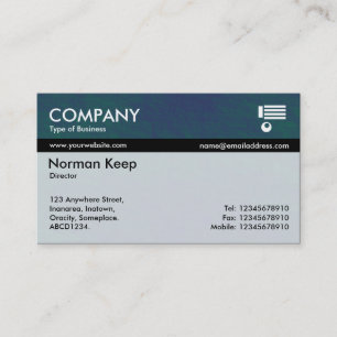 Colour Tex Banded - Subtle Green and Blue Tex Business Card