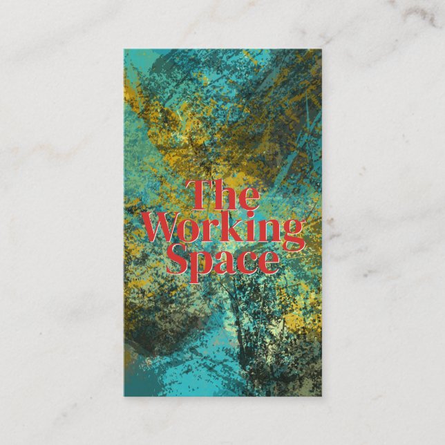 Colour Texture | Painting Creative Business Card (Front)