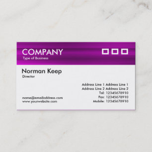 Colour Textured Header - Brushed Magenta Purple Business Card
