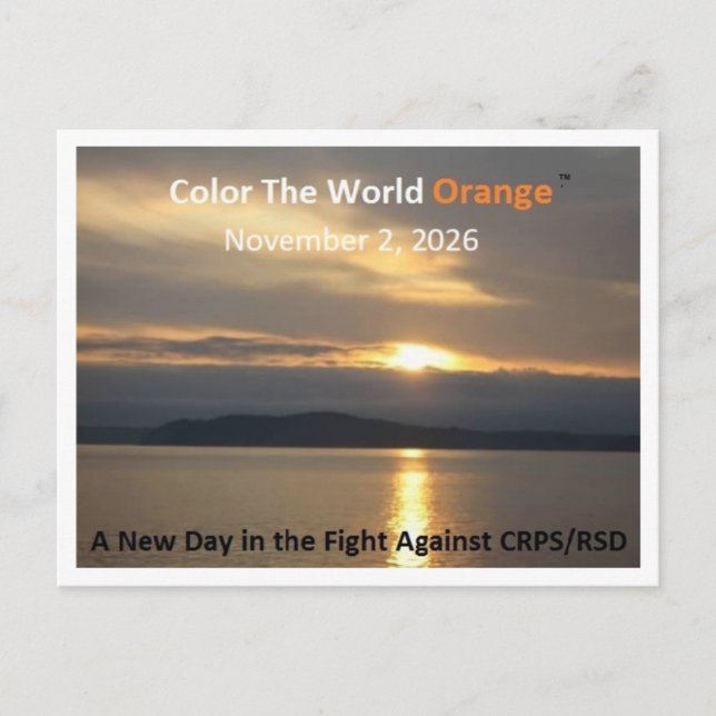Colour The World Orange™ 2026 Postcards (Front)