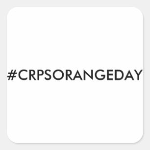 Colour The World Orange™ #CRPSORANGEDAY Sticker