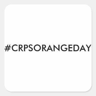 Colour The World Orange™ #CRPSORANGEDAY Sticker