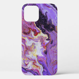 Colour tone acrylic paints, abstract. iPhone 12 case