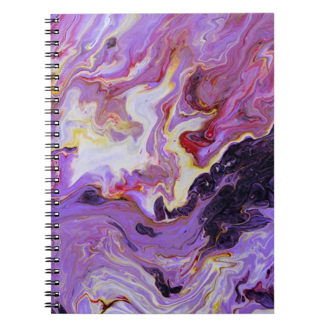 Colour tone acrylic paints, abstract. notebook (Front)