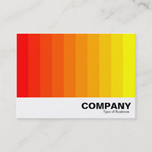 Colour Transition - Red to Yellow Business Card