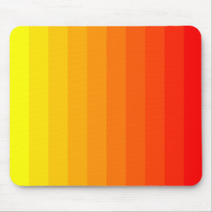Colour Transition - Yellow to Red Mouse Pad