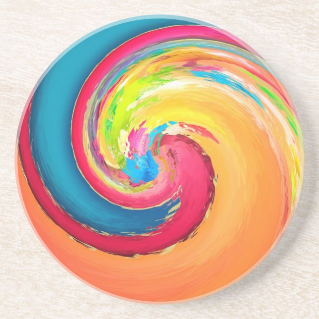 Colour Twirl Coaster (Front)