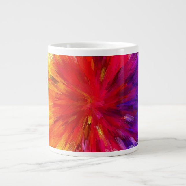 Colour Unfolding Large Coffee Mug (Front)