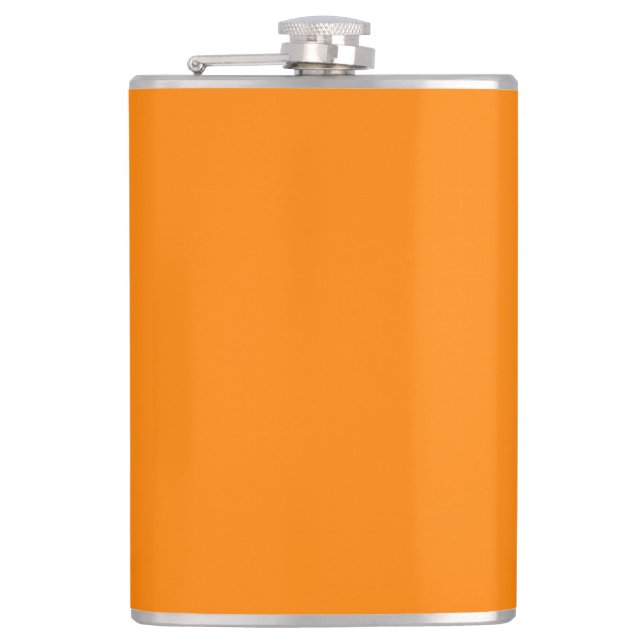 colour UT orange Hip Flask (Front)