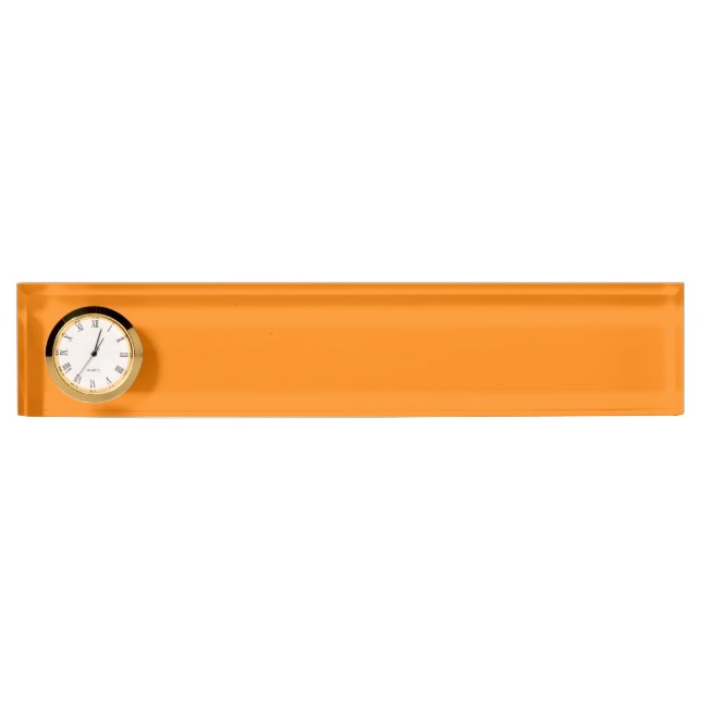 colour UT orange Nameplate (Front)