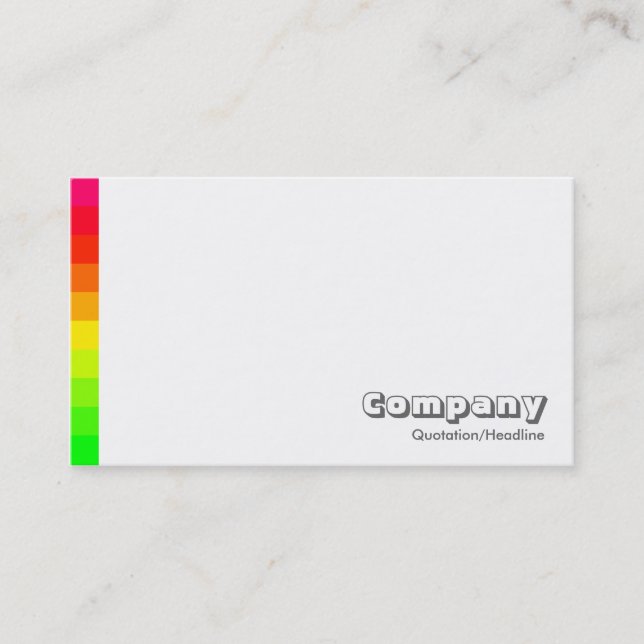 Colour Variations III 02a Business Card (Front)