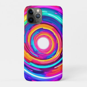 Colour Vortex: Dynamic Design iPhone 11 Pro Case