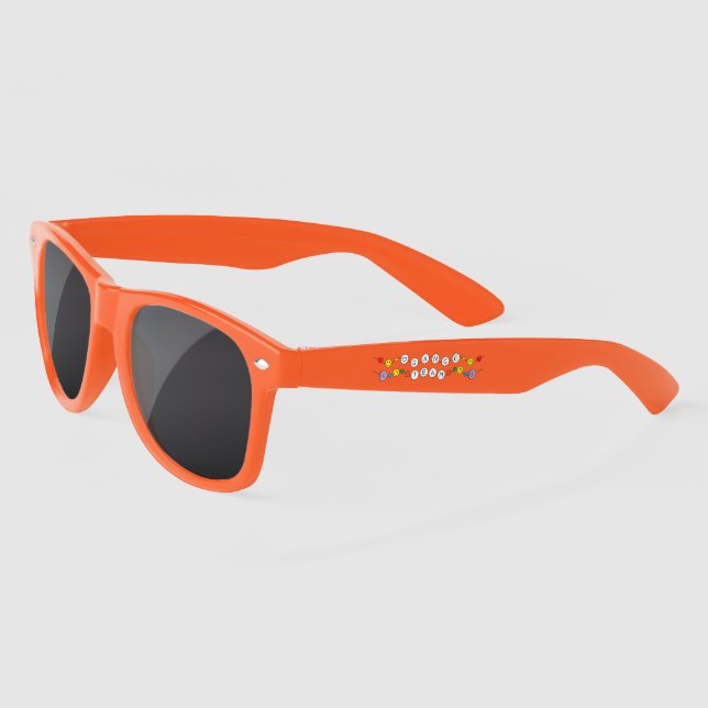 Colour War Orange Team Sunglasses (Left)