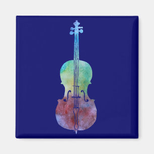 Colour Washed Cello Magnet