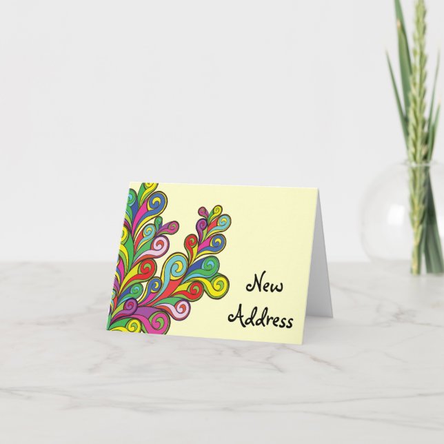 Colour Waves Change of Address Announcement (Front)