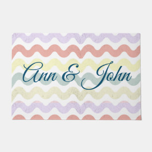 Colour Waves (Pastels) Doormat