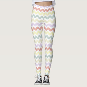Colour Waves (Pastels) Leggings