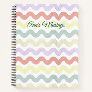 Colour Waves (Pastels) Notebook
