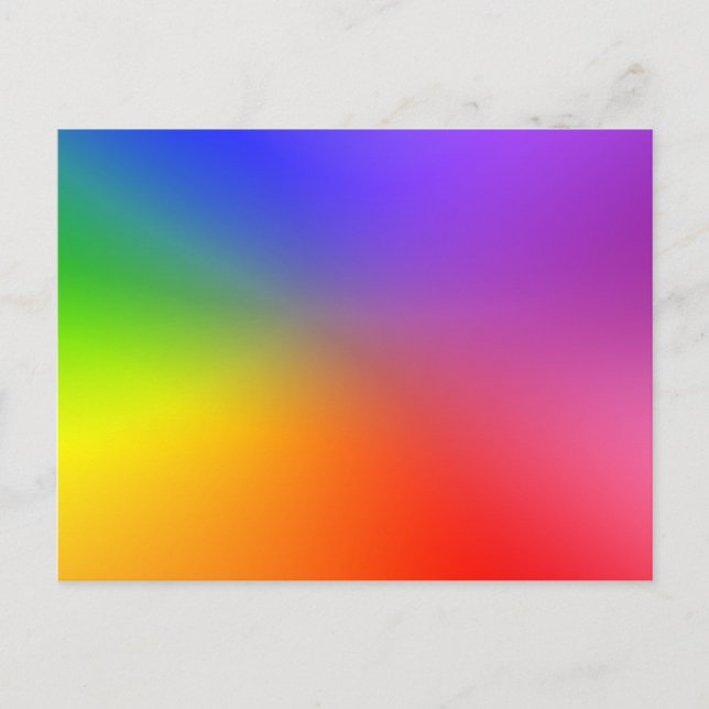 Colour Wheel: Abstract Colours Postcard (Front)