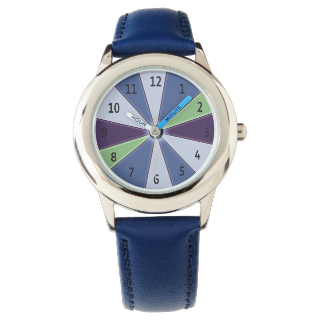 Colour Wheel Blue Watch (Front)