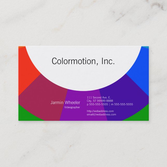 Colour Wheel Business Card (Front)