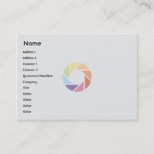 Colour Wheel - Chubby Business Card