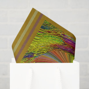 "Colour Wheel Gone Askew" (10 x 14) Tissue Paper