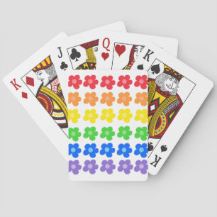Colour Wheel Harmony In Floral Design Playing Cards