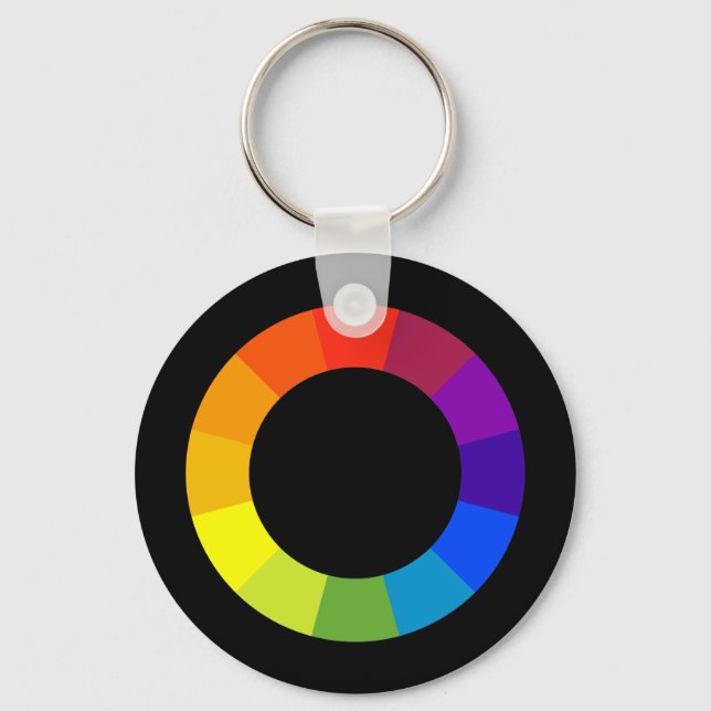 colour wheel key ring (Front)