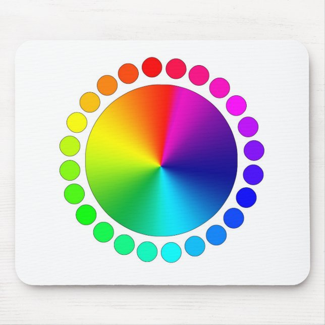 Colour Wheel Mouse Pad (Front)