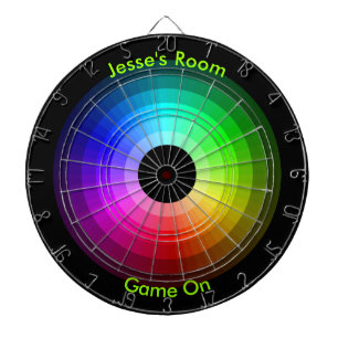 Colour Wheel Personalised Dartboard