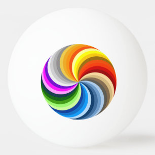 Colour Wheel Ping Pong Ball