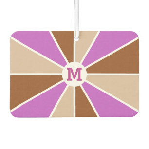 Colour Wheel / Rays custom monogram air freshner Car Air Freshener