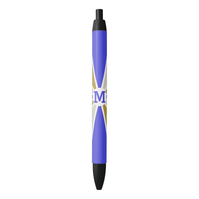 Colour Wheel / Rays custom monogram pens (Front Vertical)