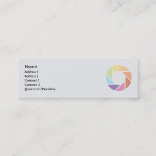 Colour Wheel - Skinny Mini Business Card