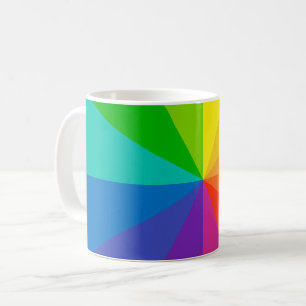 colour wheel theory school science hue disc light coffee mug