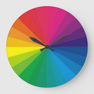Colour Wheel Wall Clock