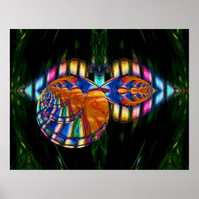 Colour Wheels Poster (Front)