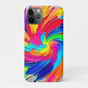 Colour Whirl: Abstract Art iPhone 11 Pro Case