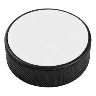 colour white hockey puck