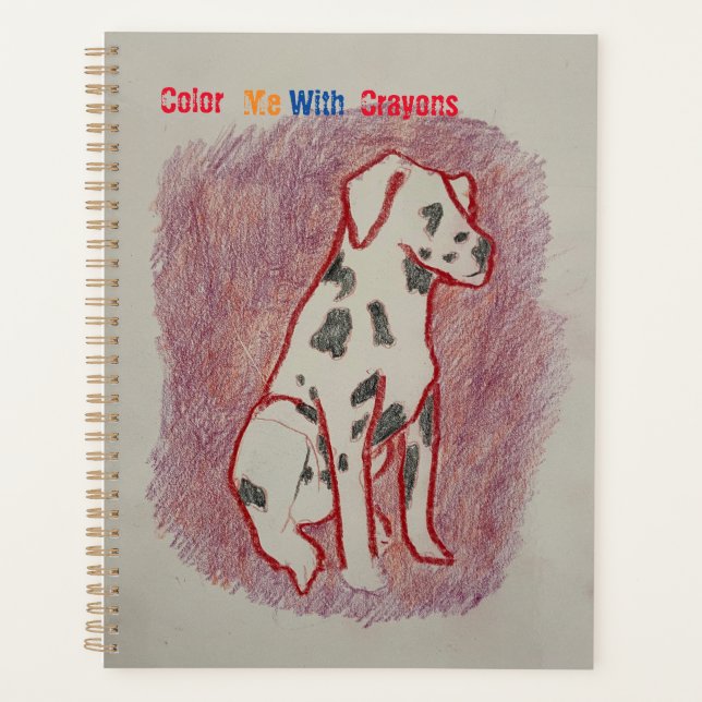 Colour With Me Bassie Planner (Front)